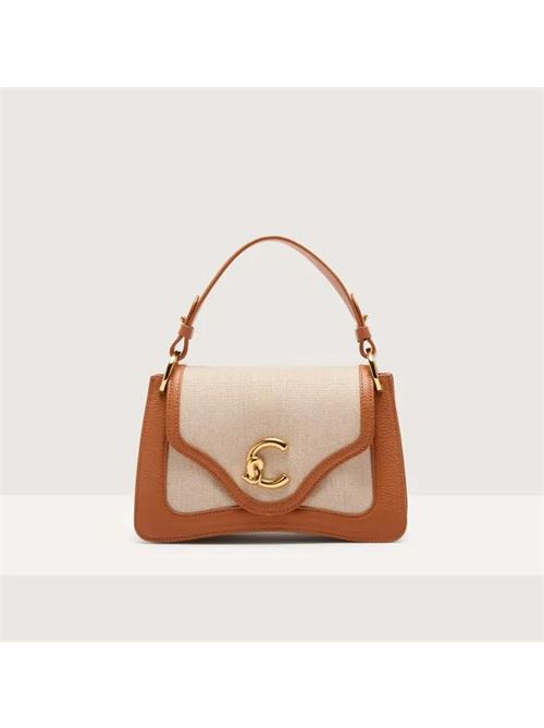 C-ME CANVAS COCCINELLE | E1SUA180201552 NATURAL/CUIR
